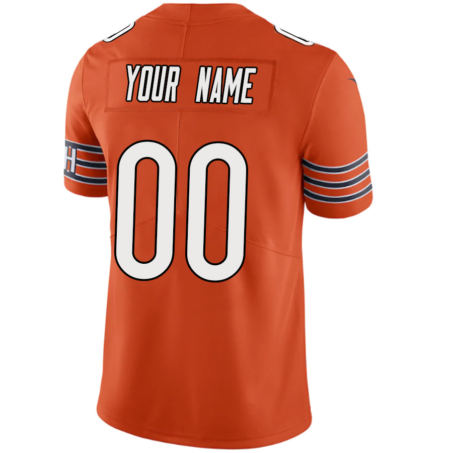 Custom C.Bears Orange Game Jersey -Stitched American Football Jerseys football jersey product view 1