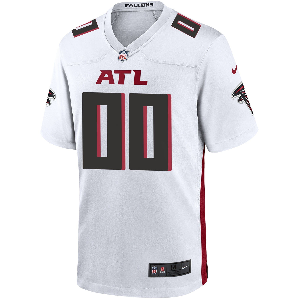 Atlanta Falcons Nike Custom Game Jersey - White football jersey product view 2