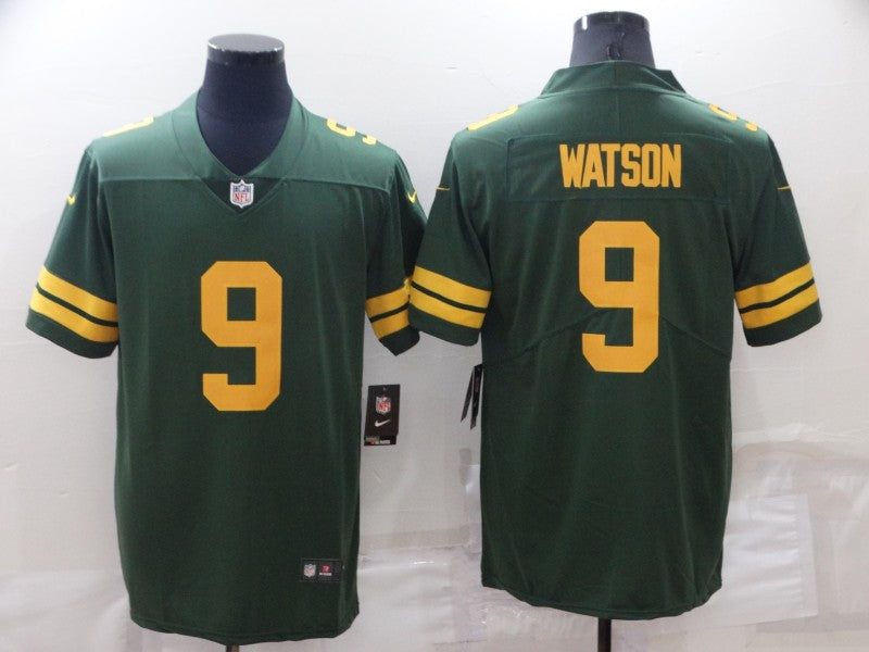 Men's Green Bay Packers Christian Watson #9 Green Player Jersey1 football jersey product view 1