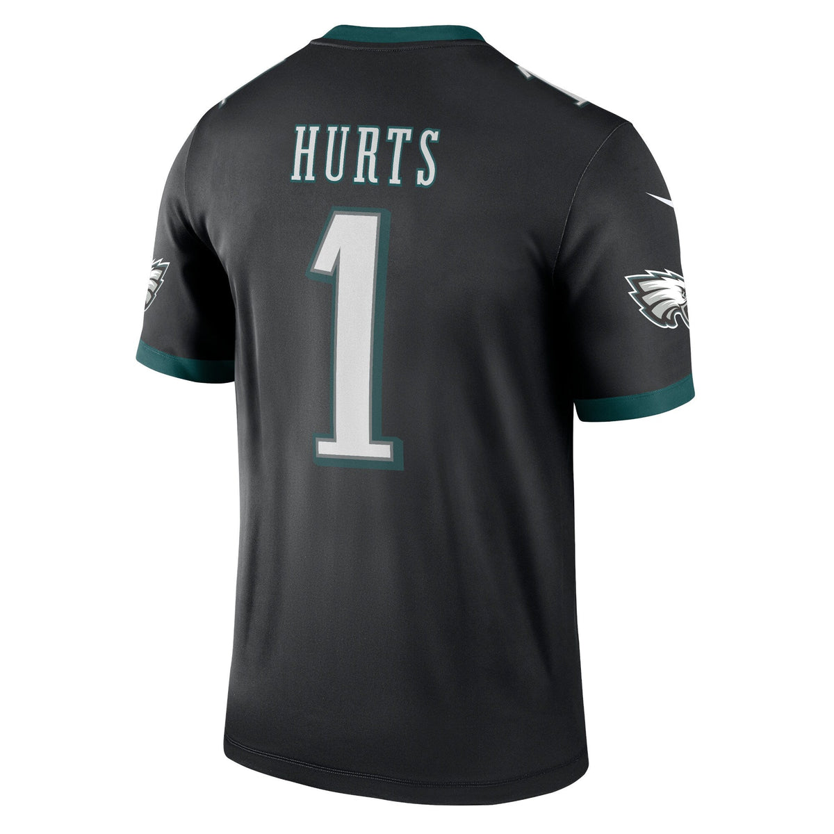 Jalen Hurts Philadelphia Eagles Nike Legend Jersey - Black football jersey product view 3