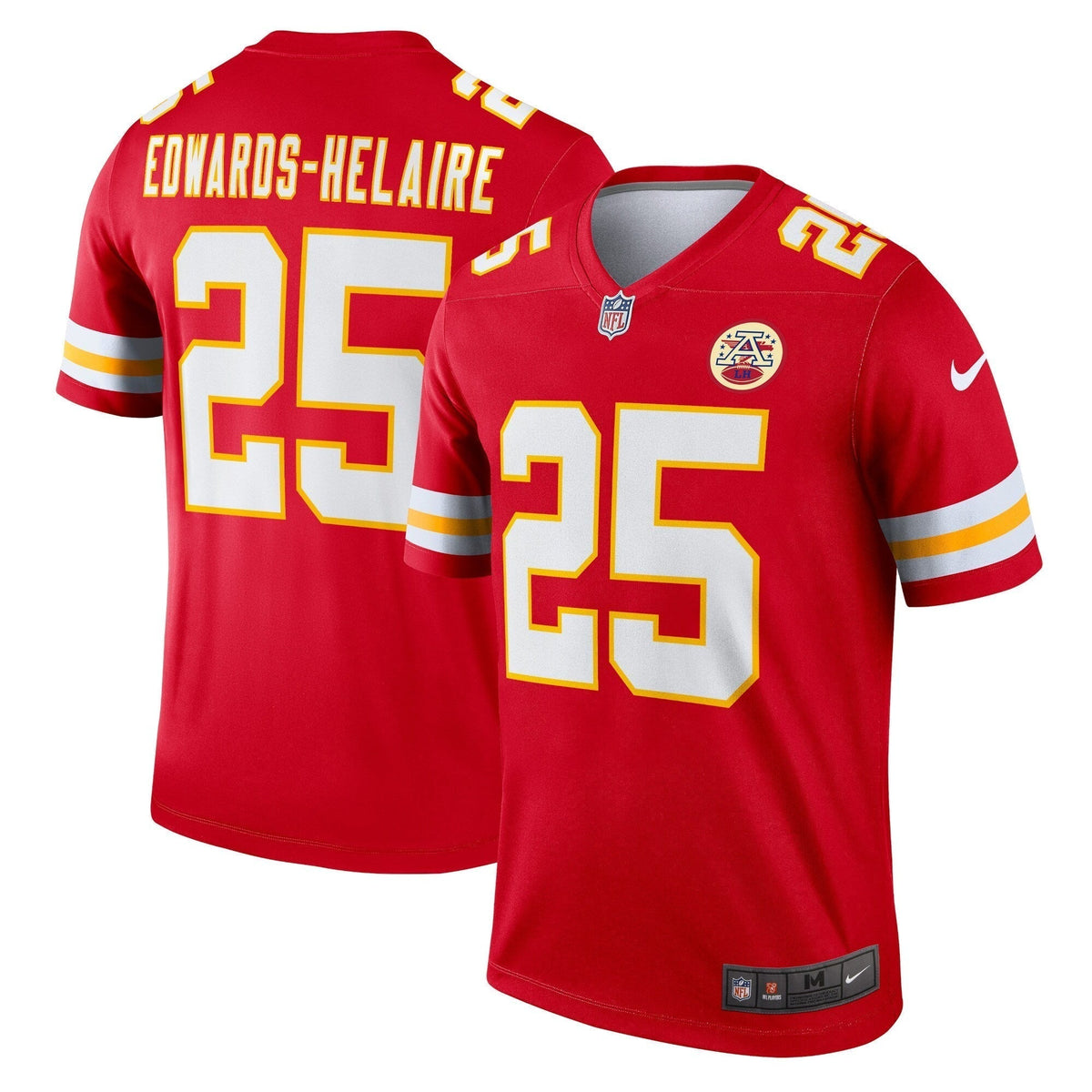 Clyde Edwards-Helaire Kansas City Chiefs Nike Legend Jersey - Red football jersey product view 1