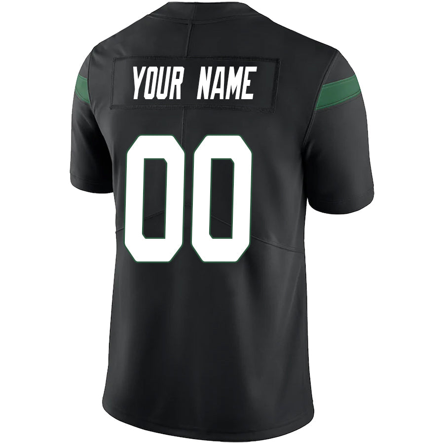 Custom NY.Jets Black Vapor Elite Jersey -Stitched American Football Jerseys football jersey product view 1