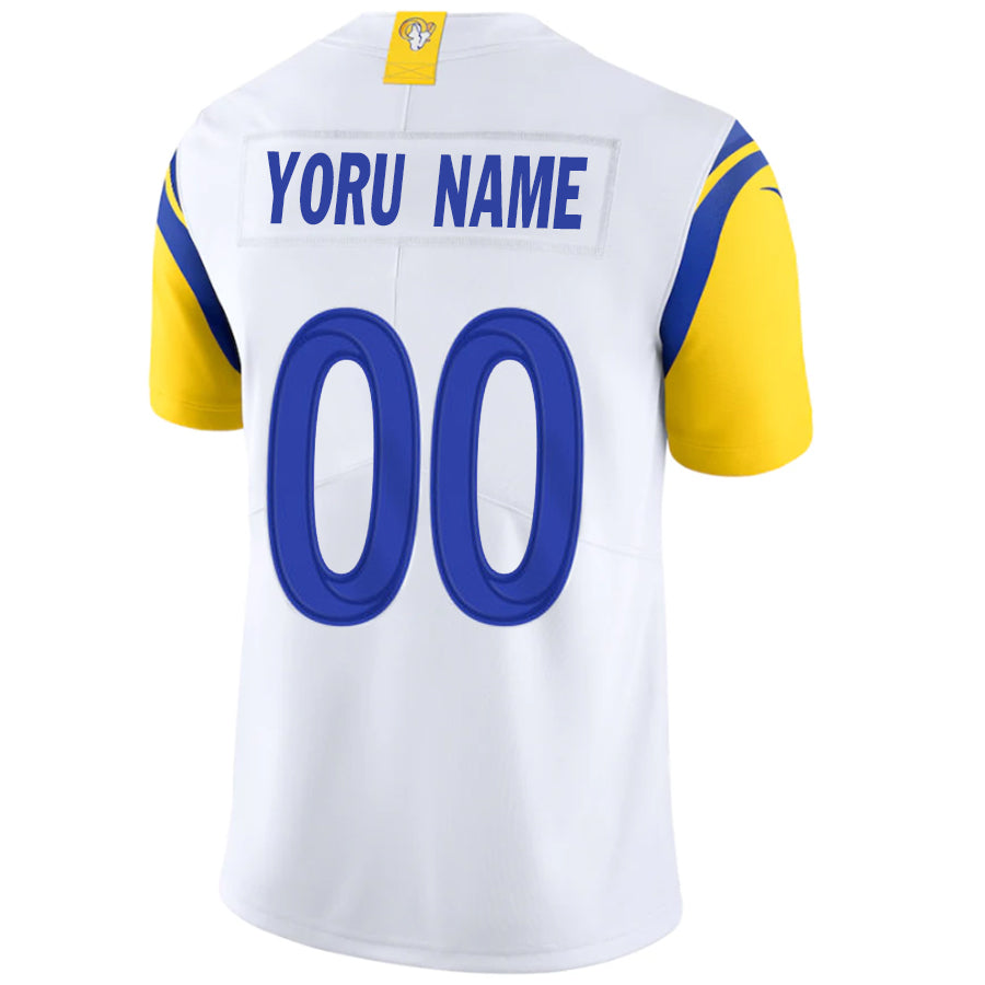 Custom LA.Rams White Vapor Elite Football Jerseys -American Stitched Football Jerseys football jersey product view 1
