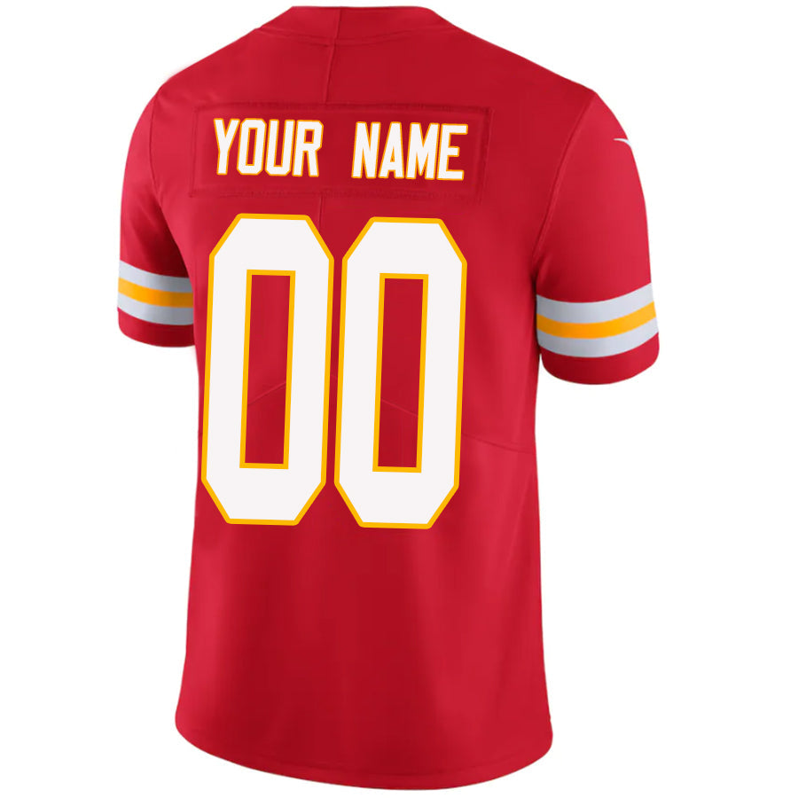 Custom KC.Chiefs Red Stitched Player Game Football Jerseys football jersey product view 1