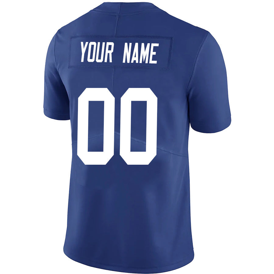Custom NY.Giants Royal Game Football Jerseys -Stitched American Football Jerseys football jersey product view 1