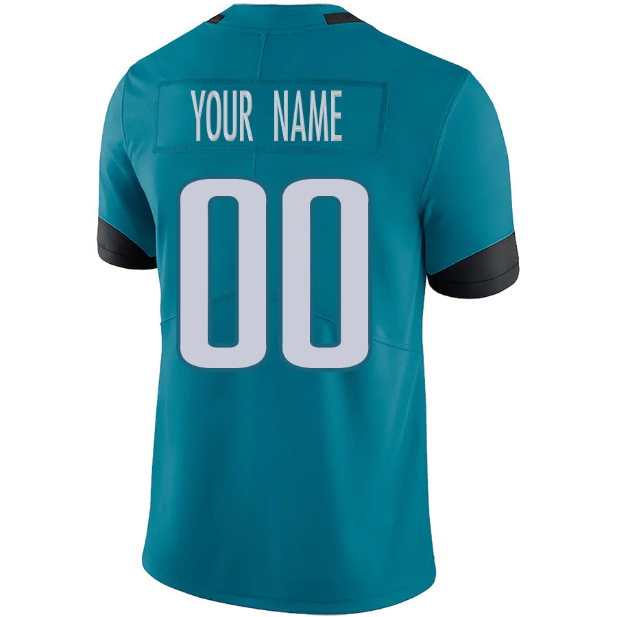 Custom J.Jaguars Teal Game Football Jerseys -Stitched American Football Jerseys football jersey product view 1