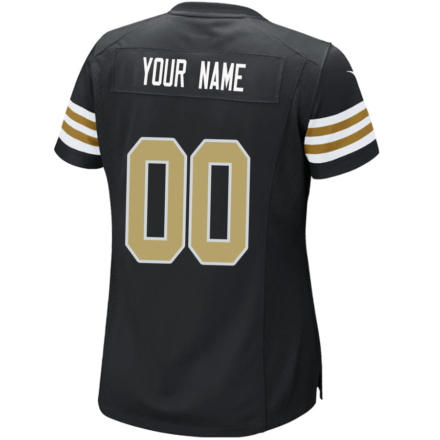 Custom NO.Saints Black Game Football Jersey -Stitched American Football Jerseys football jersey product view 1