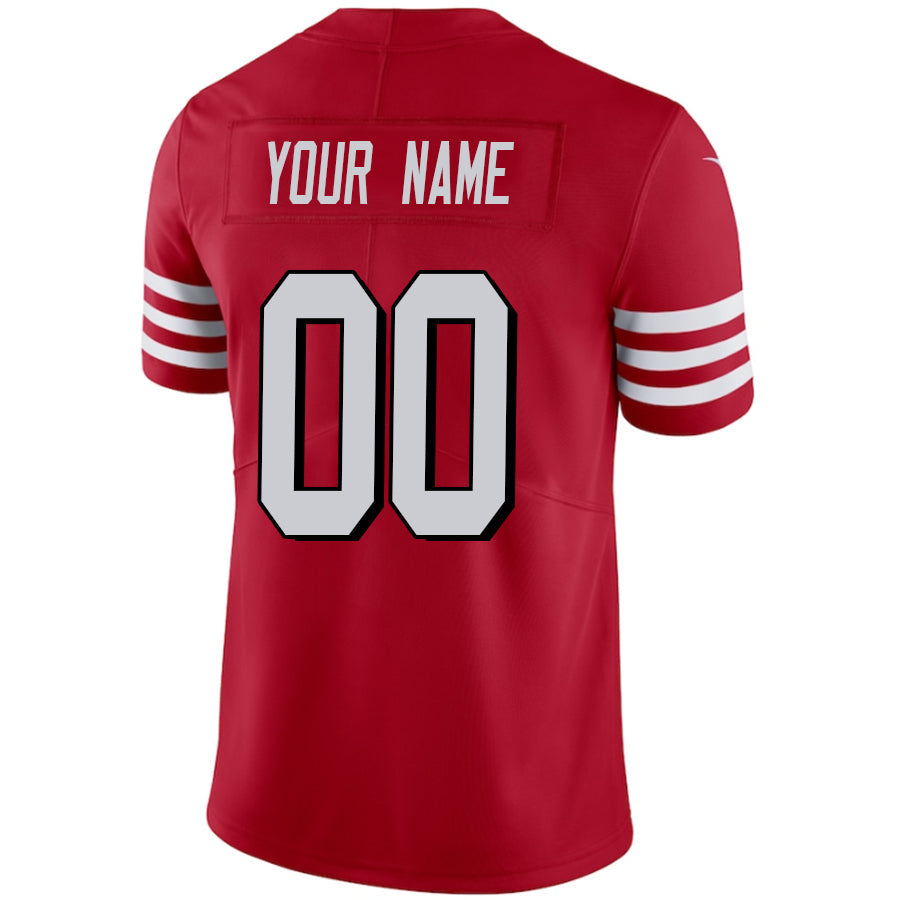 Custom SF.49ers Red Vapor F.U.S.E. Limited Jersey -Stitched American Football Jerseys football jersey product view 1