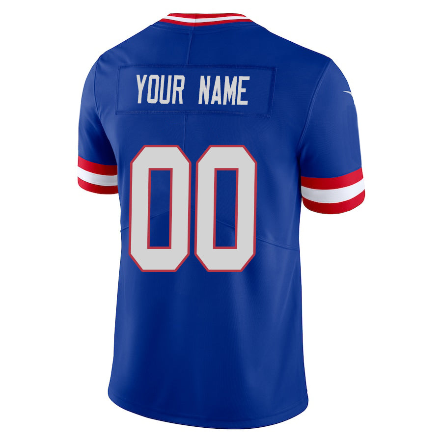 Custom NY.Giants Royal Elite Football Jerseys -Stitched American Football Jerseys football jersey product view 1