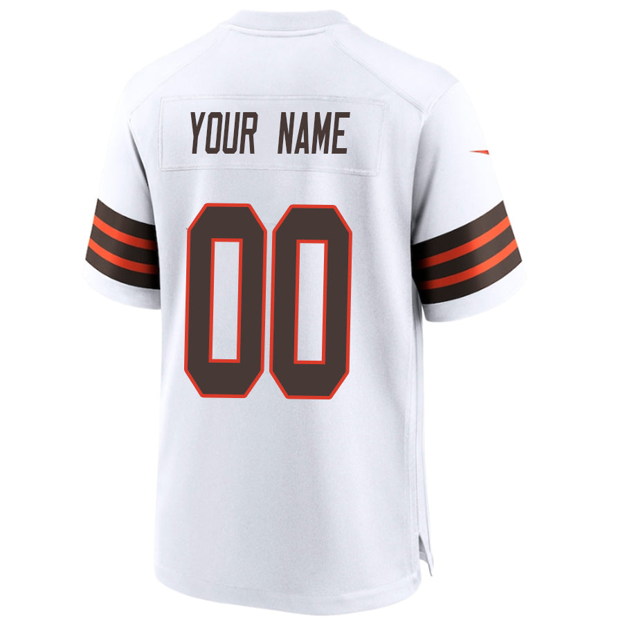 Custom C.Browns White Vapor Elite Jerseys -Stitched American Football Jerseys football jersey product view 1