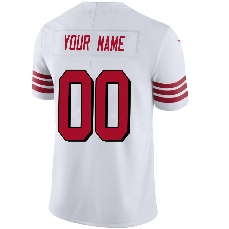 Custom SF.49ers White Vapor F.U.S.E. Limited Jersey -Stitched American Football Jerseys football jersey product view 1