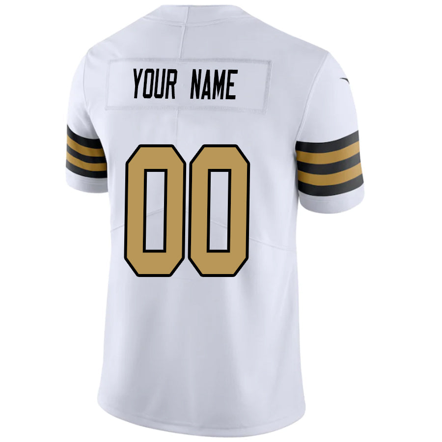 Custom NO.Saints White Football Jersey -Stitched American Football Jerseys football jersey product view 1