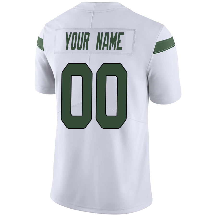 Custom NY.Jets White Vapor Elite Jersey -Stitched American Football Jerseys football jersey product view 1