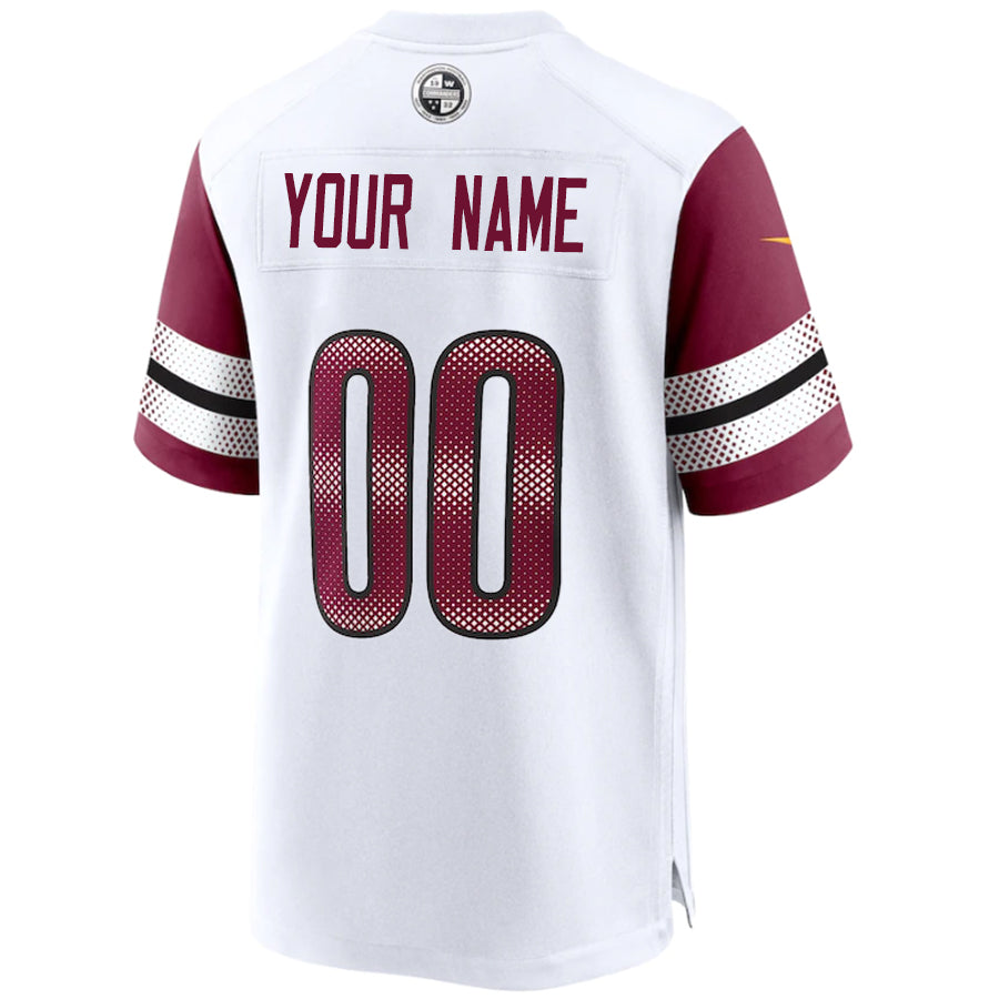 Custom W.Commanders White Vapor Elite Football Jersey -Stitched American Jerseys football jersey product view 1