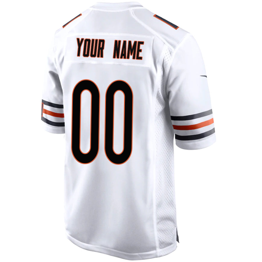 Custom C.Bears White Game Jersey -Stitched American Football Jerseys football jersey product view 1