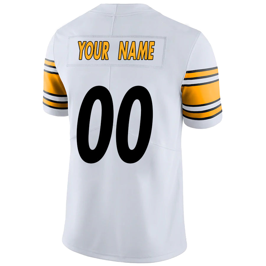 Custom P.Steelers White Game Football Jersey -Stitched American Jerseys football jersey product view 1