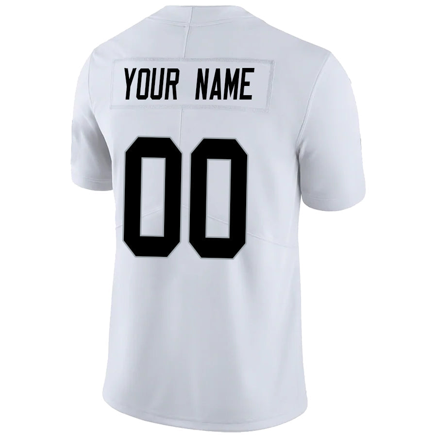 Custom LV.Raiders White Vapor F.U.S.E. Elite Jersey -Stitched Football Jerseys football jersey product view 1