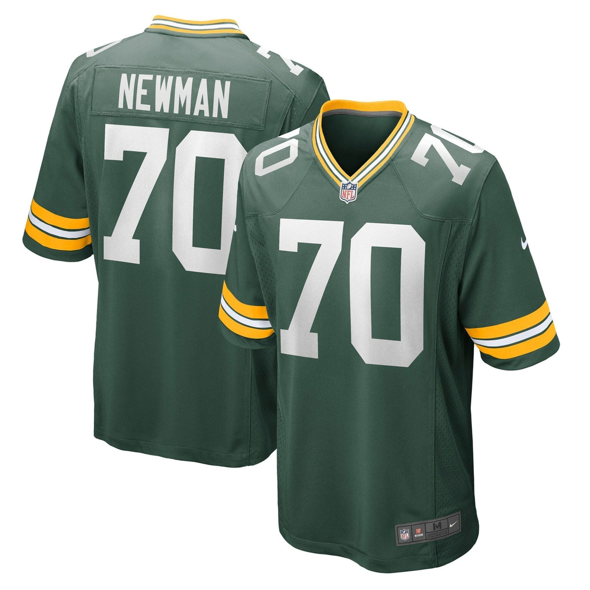 Royce Newman Green Bay Packers Nike Game Jersey - Green football jersey product view 1