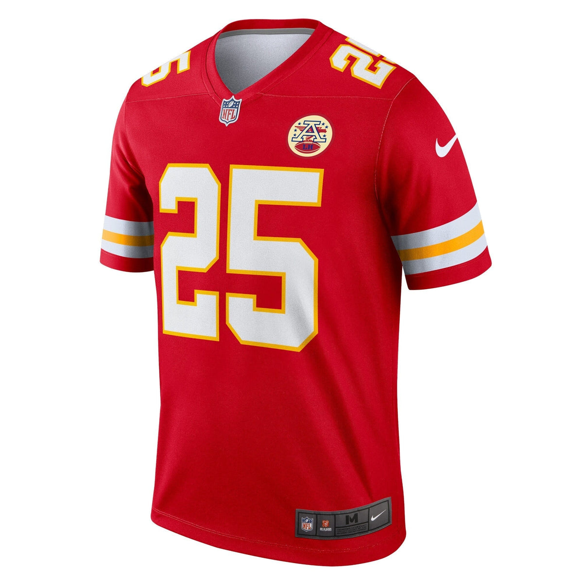 Clyde Edwards-Helaire Kansas City Chiefs Nike Legend Jersey - Red football jersey product view 2