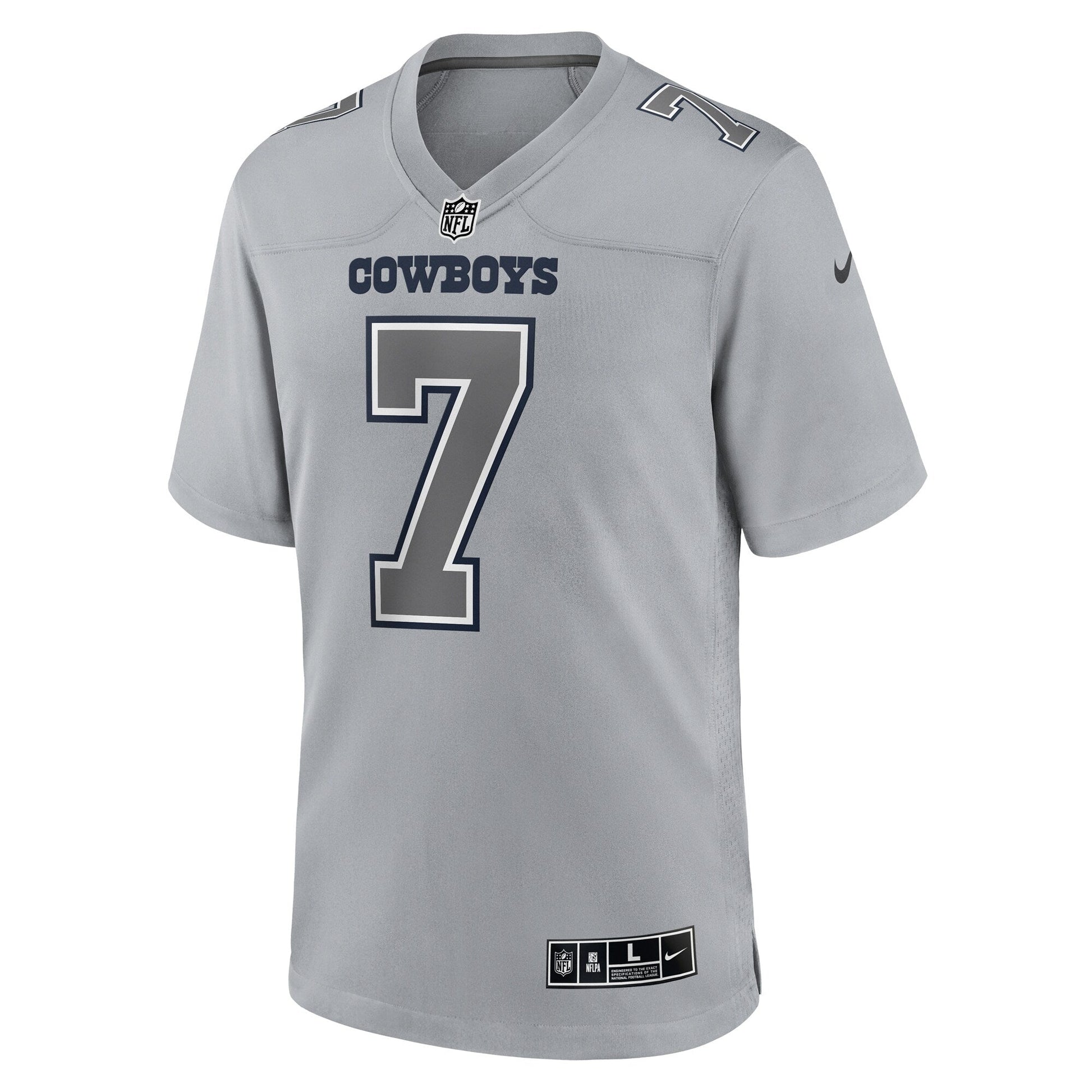 Trevon Diggs Dallas Cowboys Nike Atmosphere Fashion Game Jersey - Gray football jersey product view 2