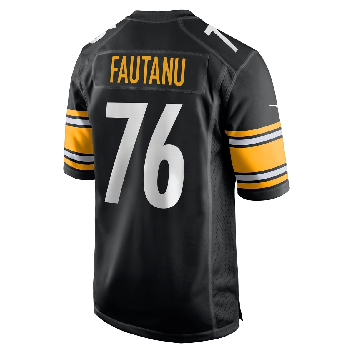 Troy Fautanu Pittsburgh Steelers Nike Game Jersey - Black football jersey product view 3