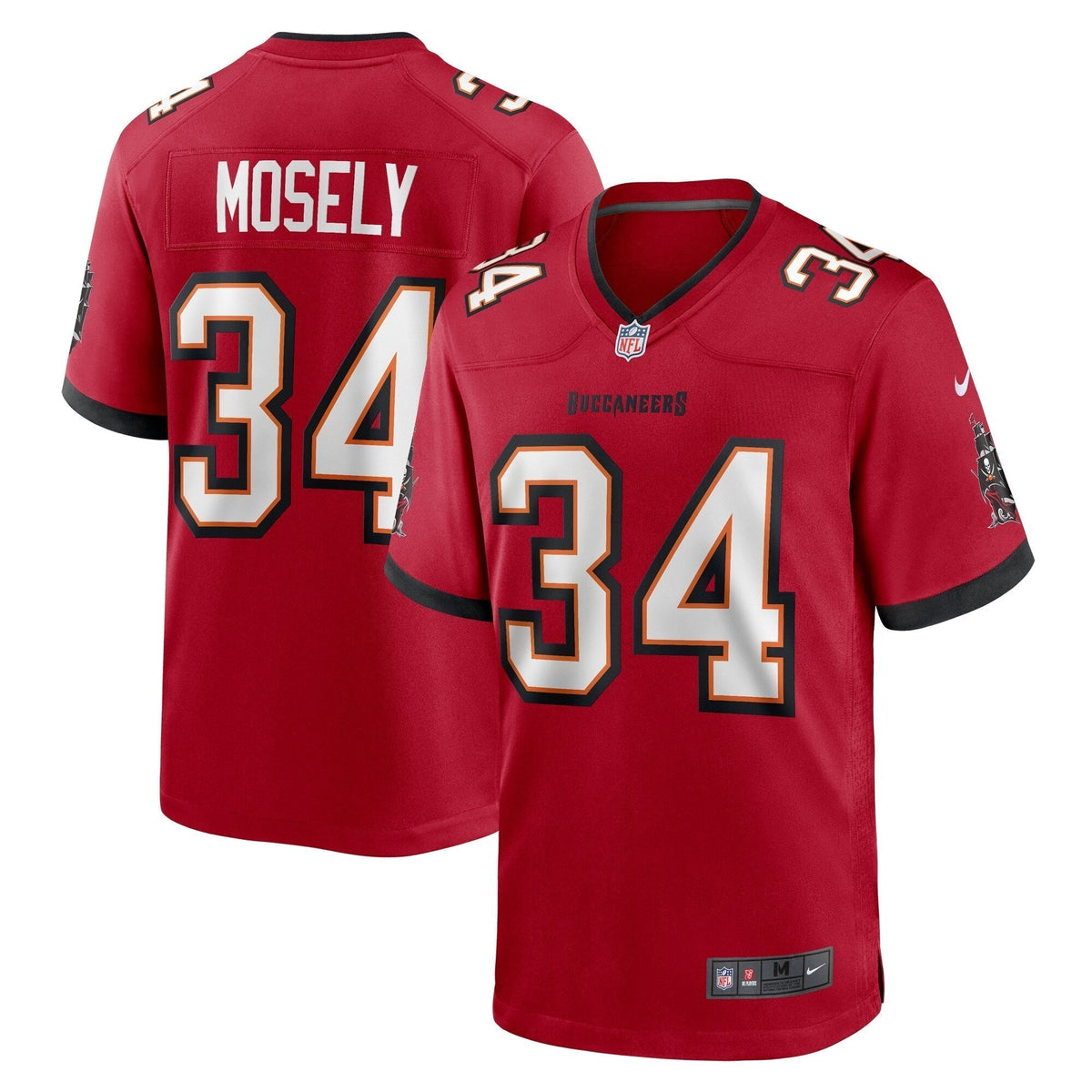 Quandre Mosely Tampa Bay Buccaneers Nike Game Jersey - Red football jersey product view 1
