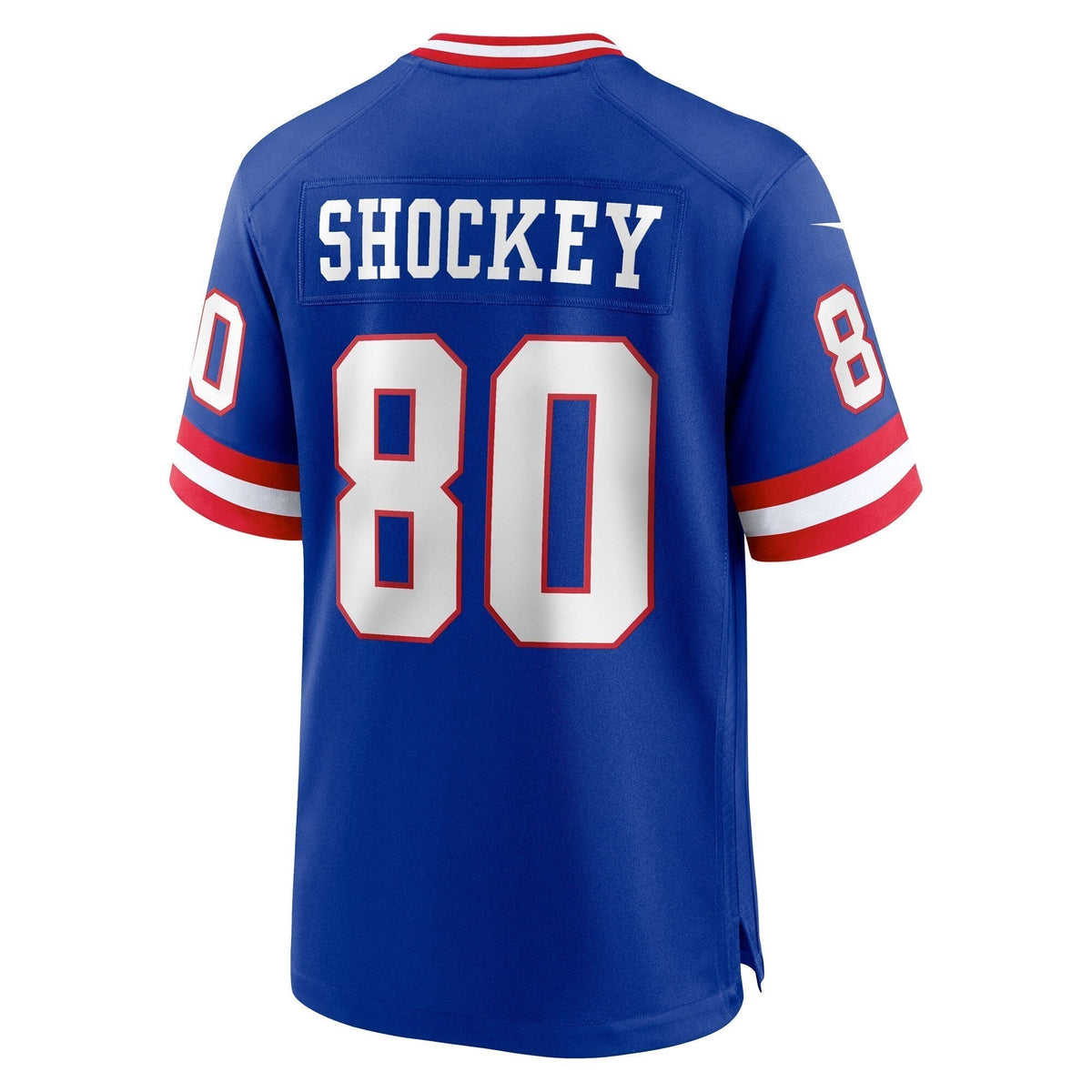 Jeremy Shockey New York Giants Nike Classic Retired Game Jersey - Royal football jersey product view 3