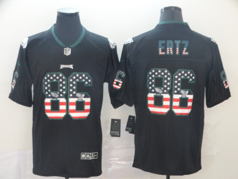 Men's Philadelphia Eagles Zach Ertz #86 Black Game Player Jersey1 football jersey product view 1