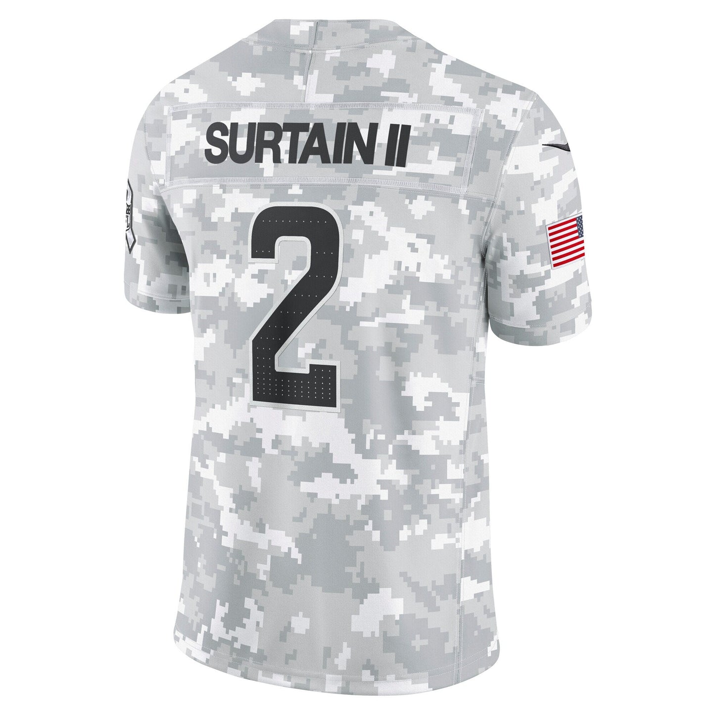 Patrick Surtain II Denver Broncos Nike 2024 Salute to Service Limited Jersey - Arctic Camo football jersey product view 3