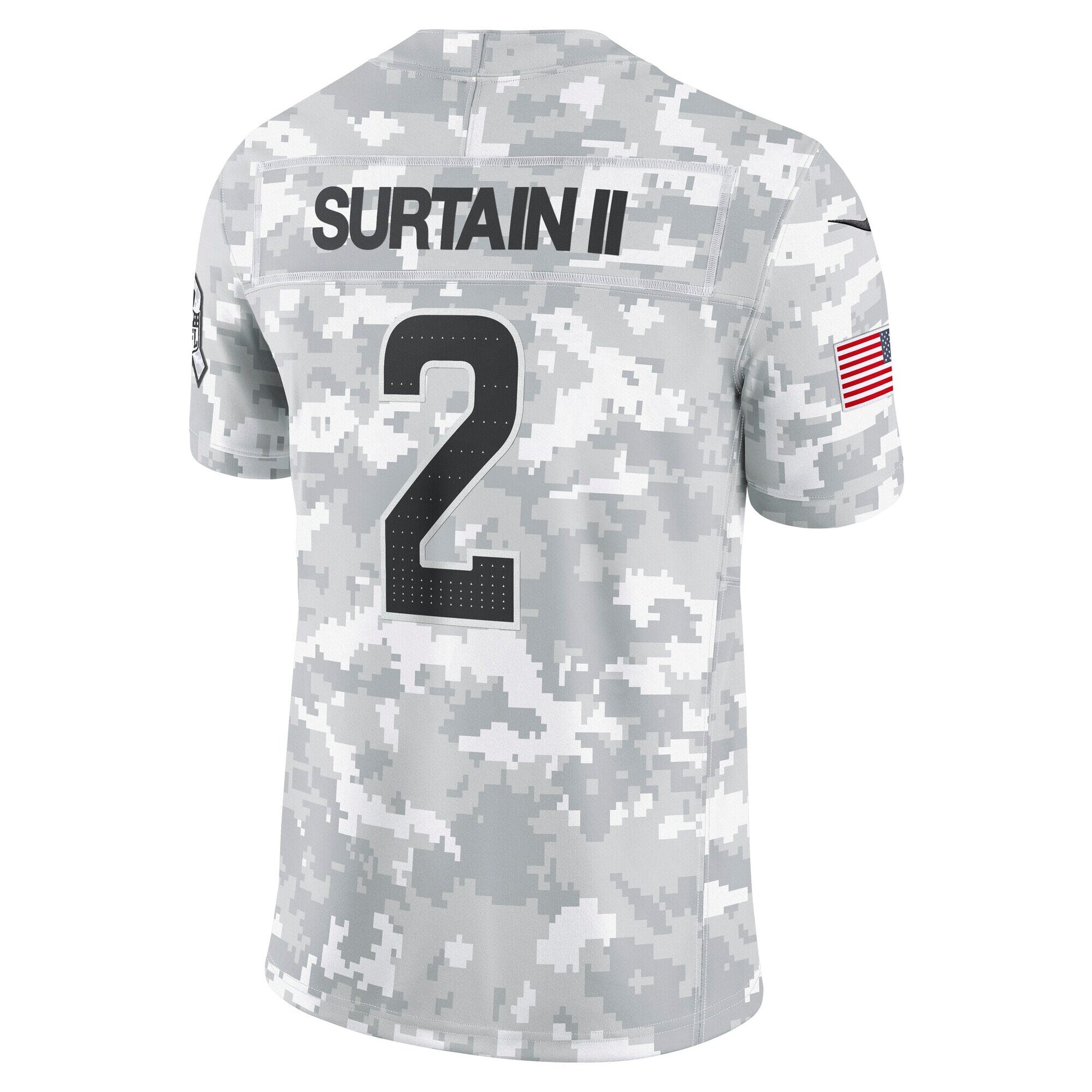 Patrick Surtain II Denver Broncos Nike 2024 Salute to Service Limited Jersey - Arctic Camo football jersey product view 3
