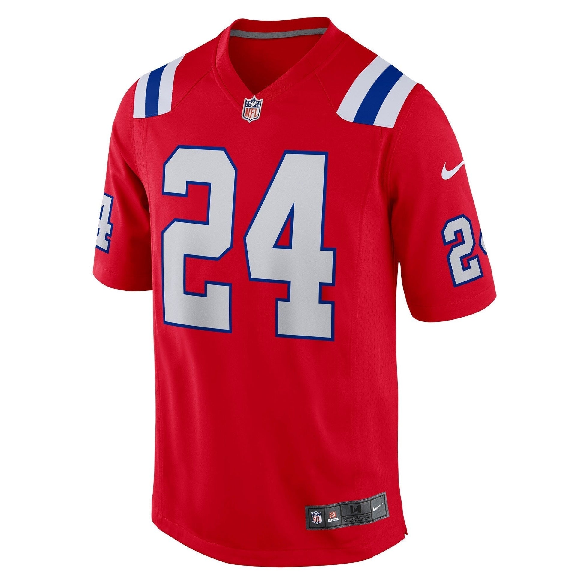 Ty Law New England Patriots Nike Retired Alternate Game Jersey - Red football jersey product view 2