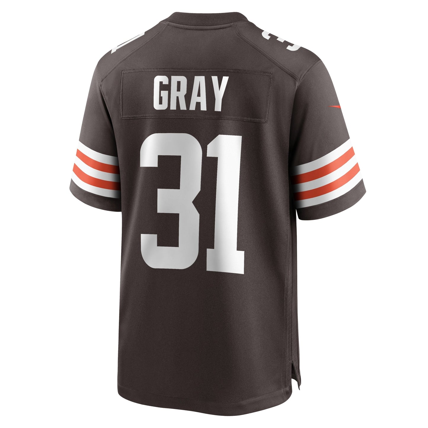 Vincent Gray Cleveland Browns Nike Team Game Jersey - Brown football jersey product view 3