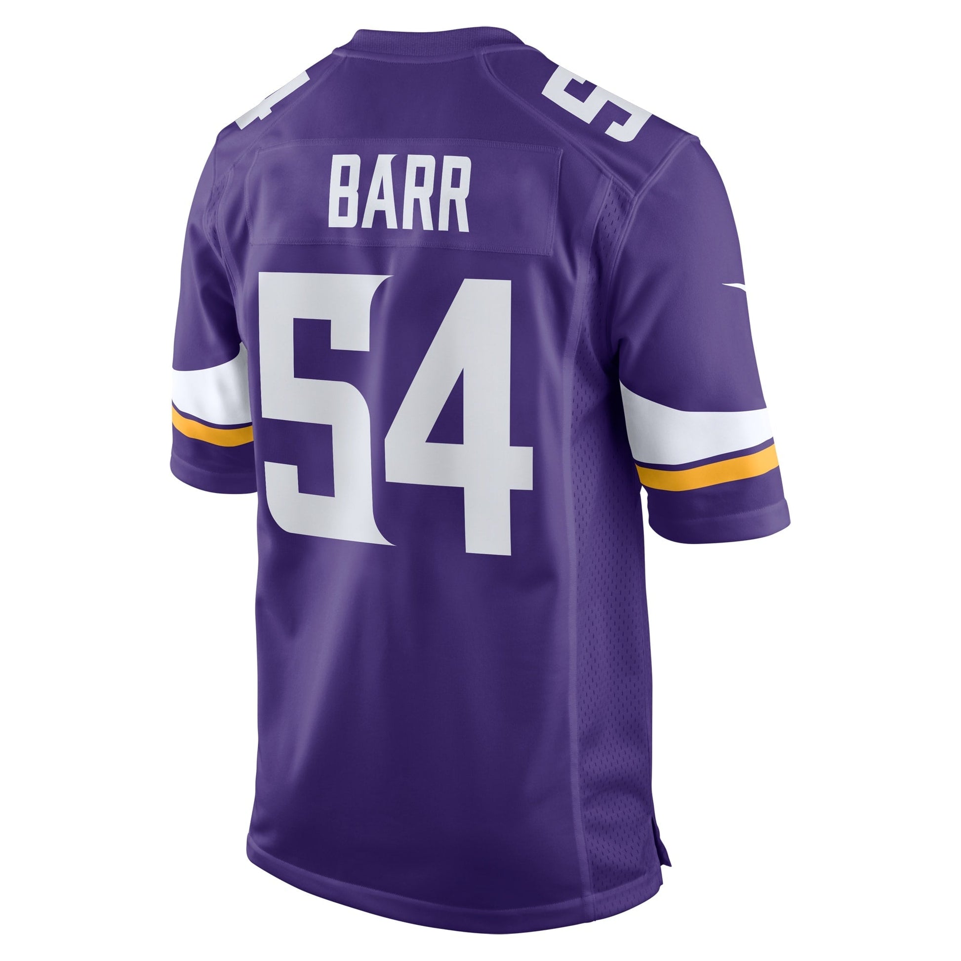 Anthony Barr Minnesota Vikings Nike Team Game Jersey - Purple football jersey product view 3