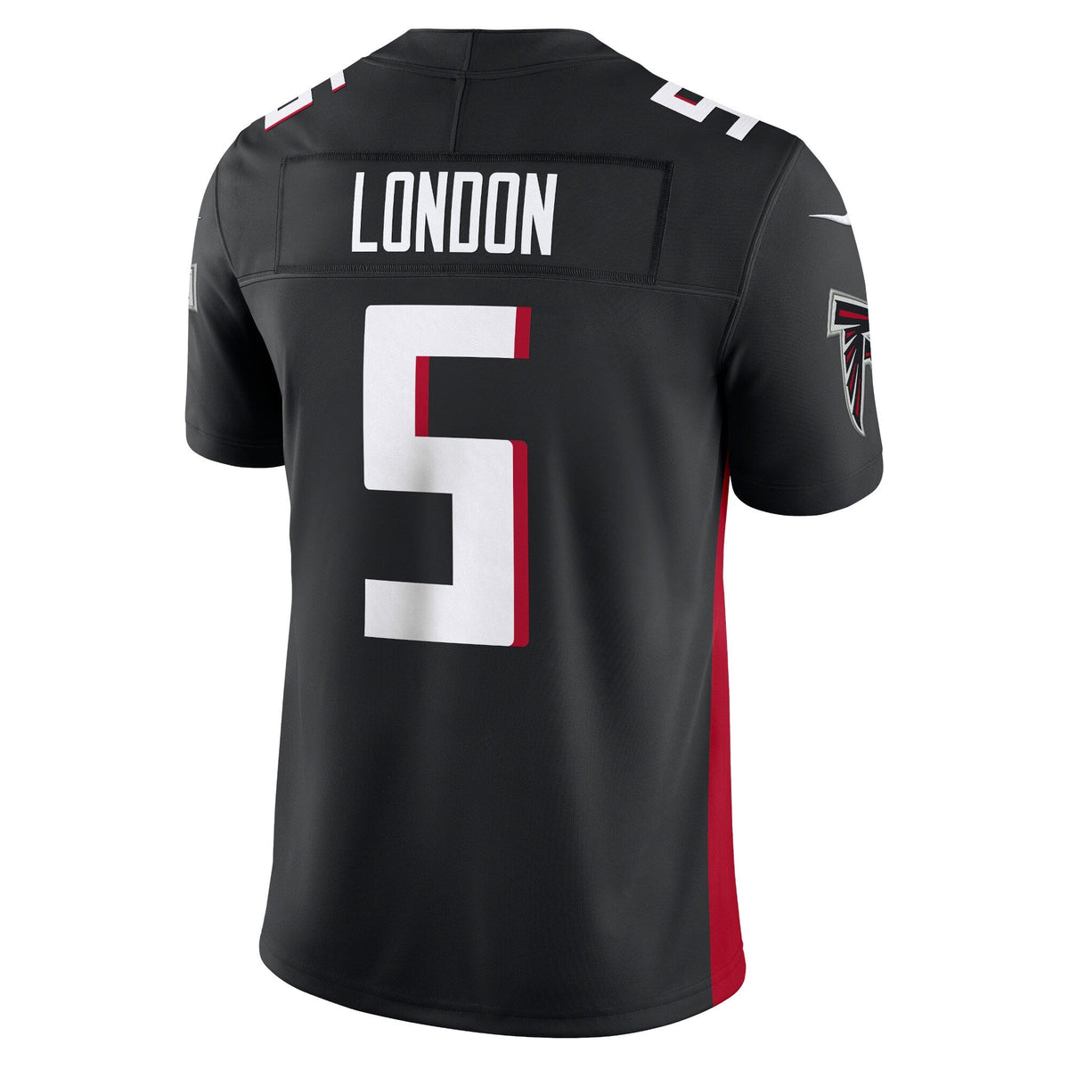 Drake London Atlanta Falcons Nike Vapor F.U.S.E. Limited Jersey - Black football jersey product view 3
