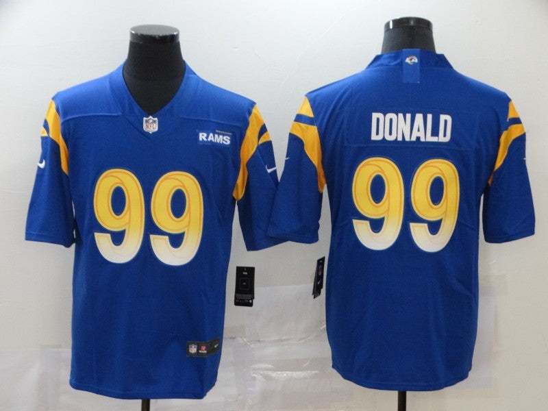 Men's Los Angeles Rams Aaron Donald #99 Blue Legend Jersey1 football jersey product view 1