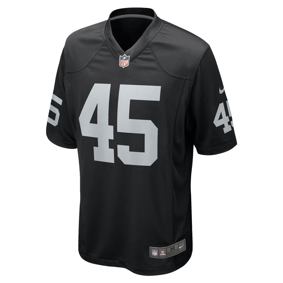 Jaquan Johnson Las Vegas Raiders Nike Game Jersey - Black football jersey product view 2