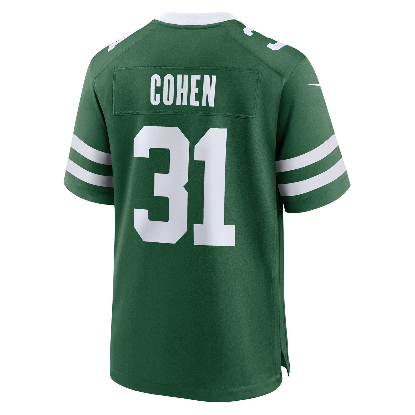 Tarik Cohen New York Jets Nike Team Game Jersey - Legacy Green football jersey product view 3