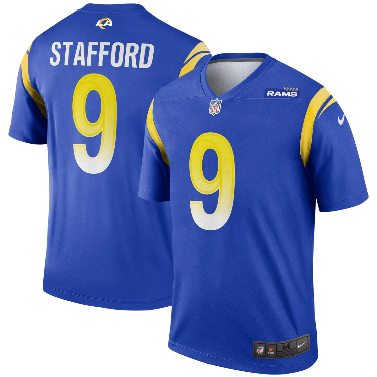 Matthew Stafford Los Angeles Rams Nike Legend Jersey - Royal football jersey product view 1