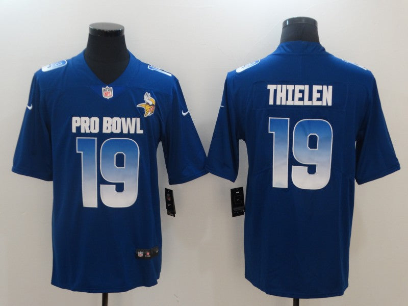 Men's Minnesota Vikings Adam Thielen #19 Blue Game Jersey1 football jersey product view 1