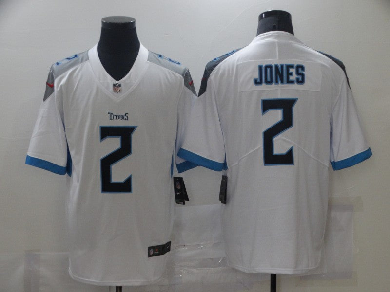 Men's Tennessee Titans Julio Jones #2 White Game Jersey1 football jersey product view 1