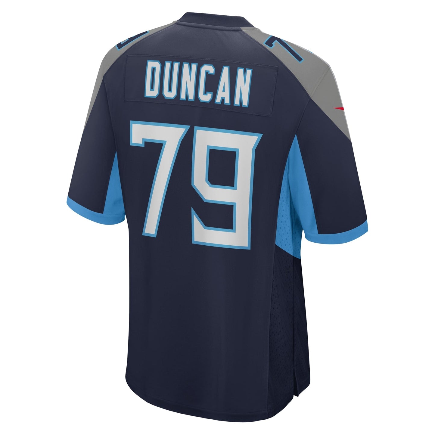 Jaelyn Duncan Tennessee Titans Nike Team Game Jersey - Navy football jersey product view 3