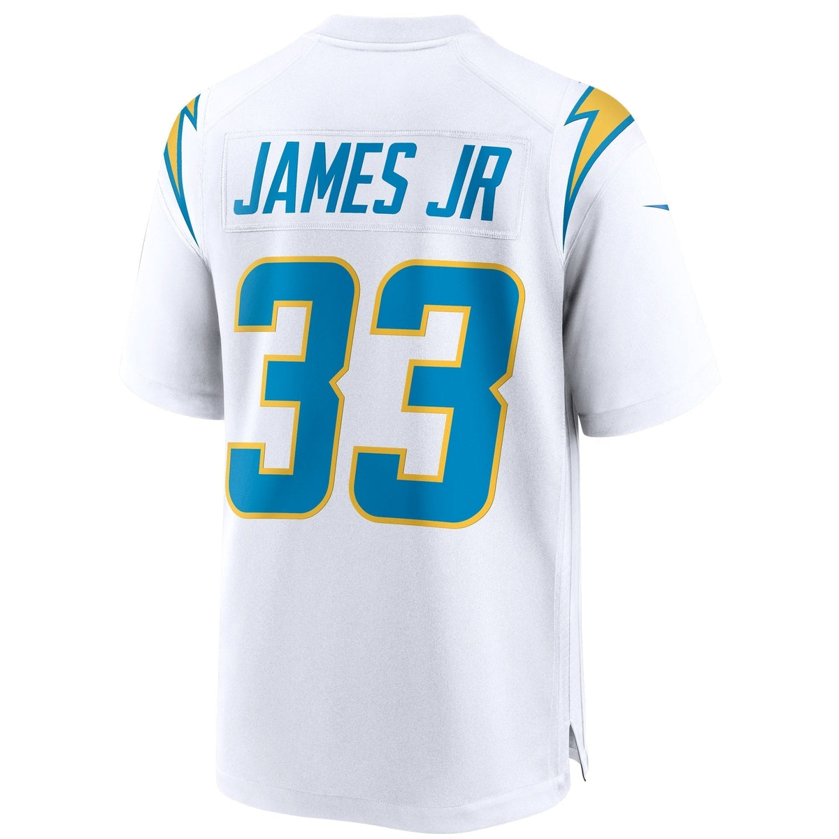 Derwin James Los Angeles Chargers Nike Game Jersey - White football jersey product view 3