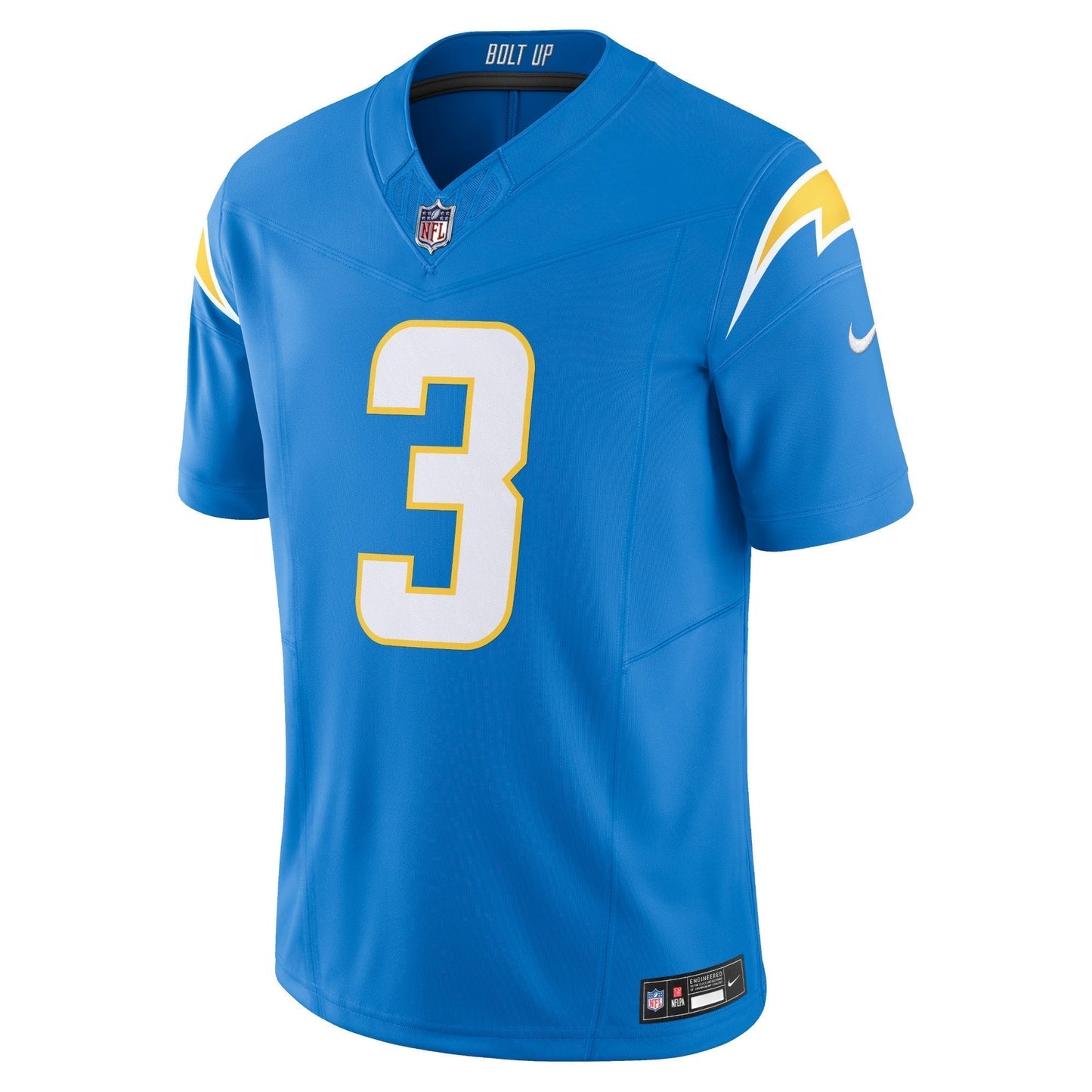Derwin James Jr. Los Angeles Chargers Nike Vapor F.U.S.E. Limited Jersey - Powder Blue football jersey product view 2