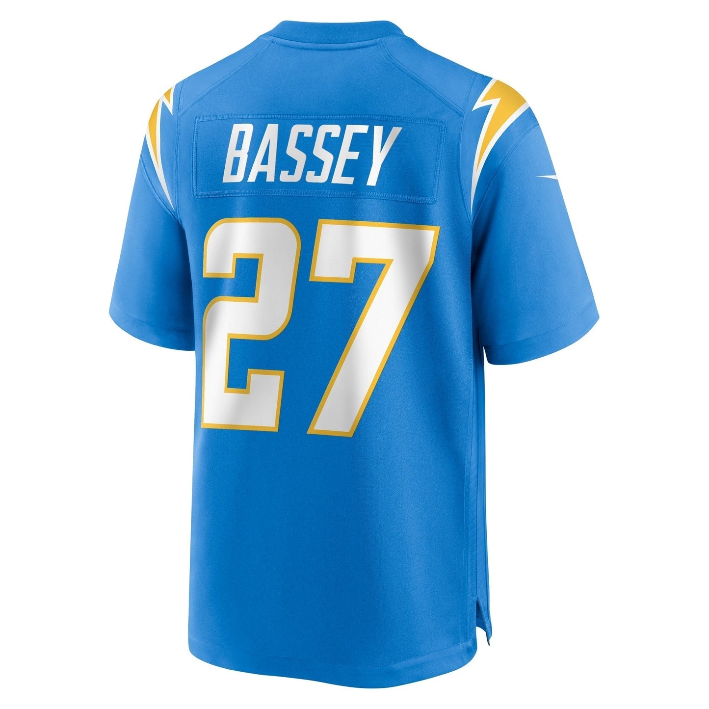 Essang Bassey Los Angeles Chargers Nike Game Jersey - Powder Blue football jersey product view 3