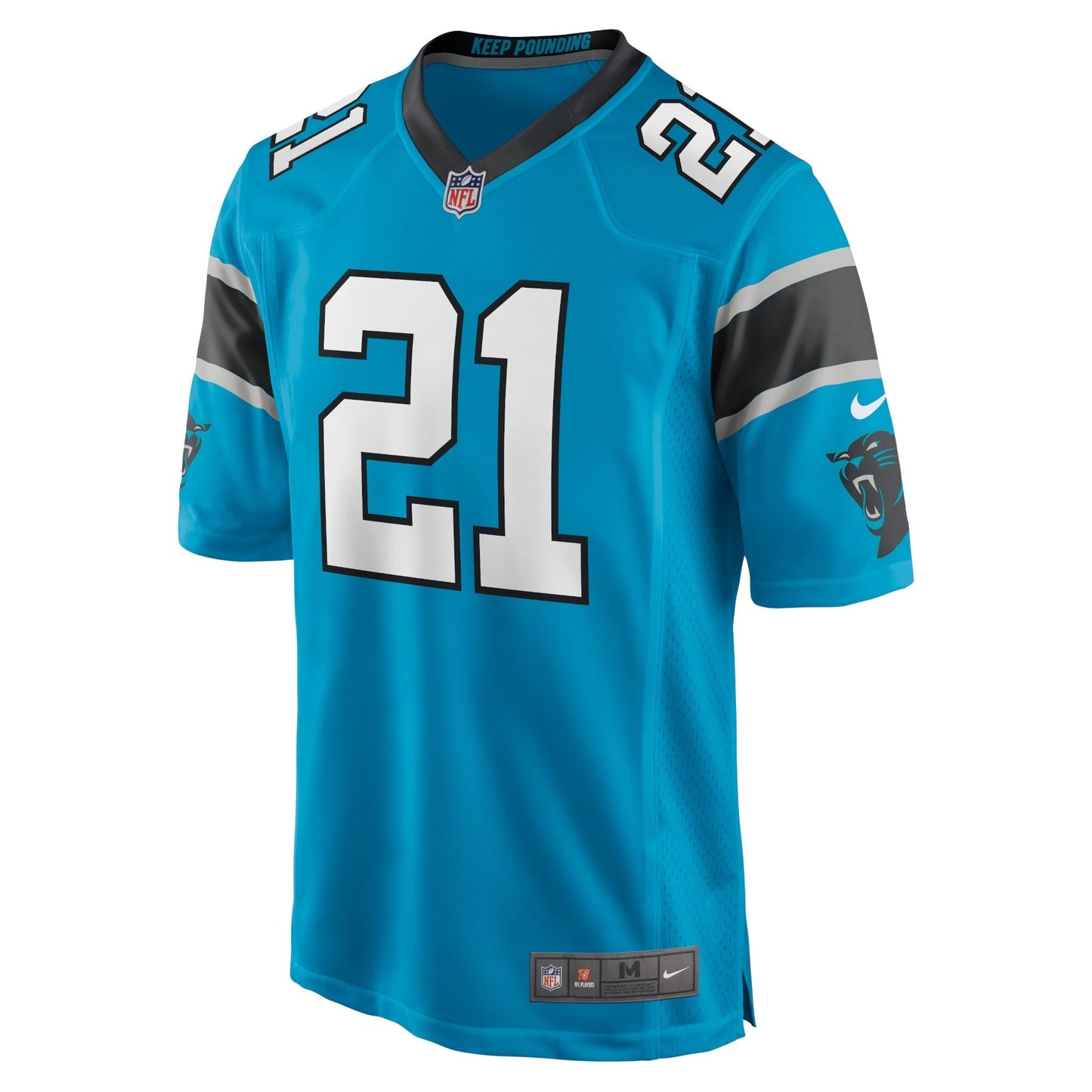 Jeremy Chinn Carolina Panthers Nike Game Jersey - Blue football jersey product view 2