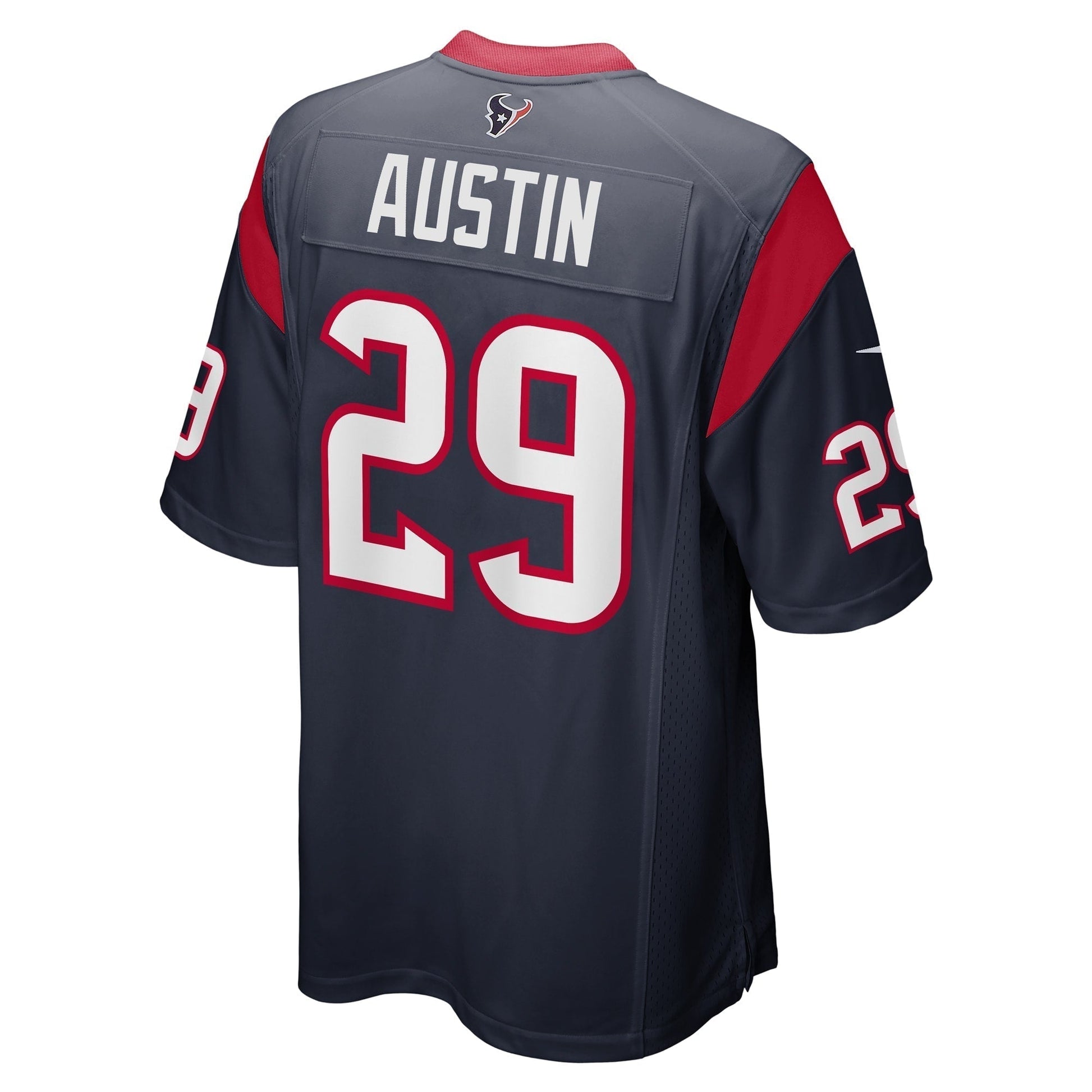 Alex Austin Houston Texans Nike Team Game Jersey - Navy football jersey product view 3