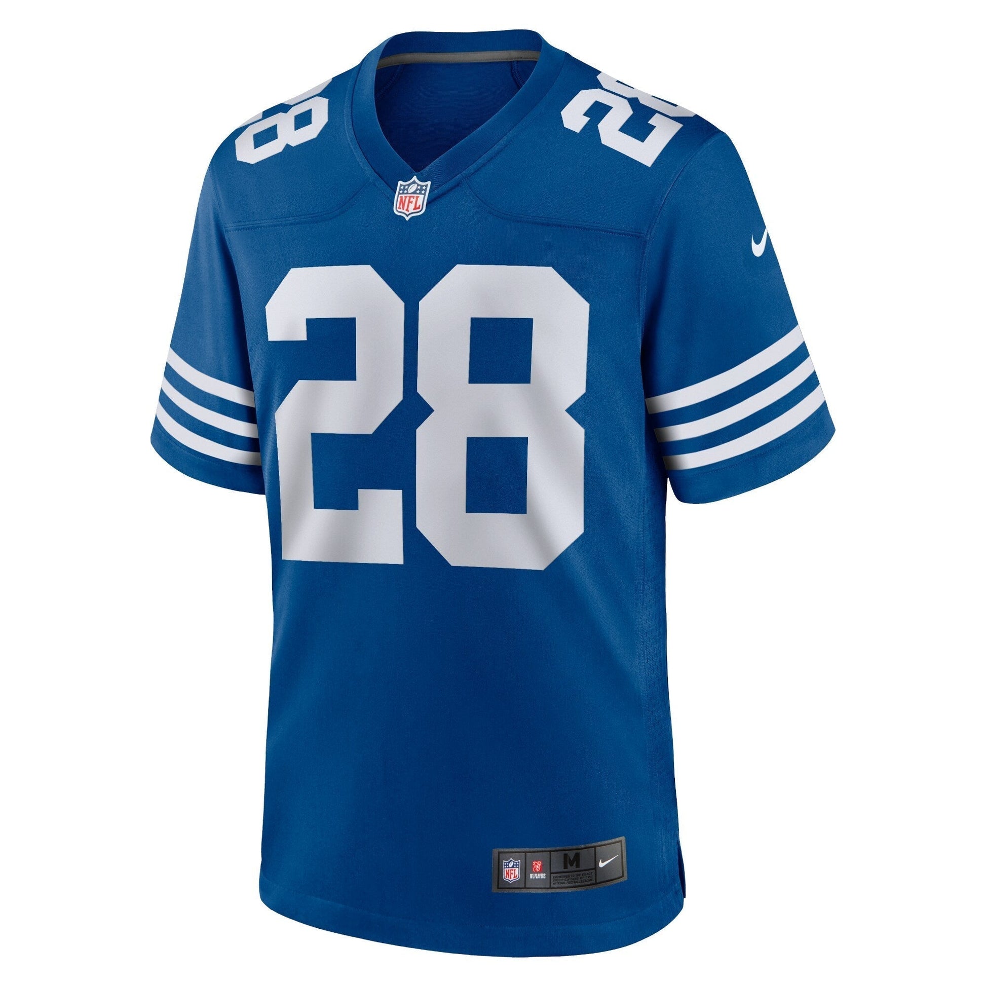 Men's Nike Jonathan Taylor Royal Indianapolis Colts Alternate Game Jersey football jersey product view 2