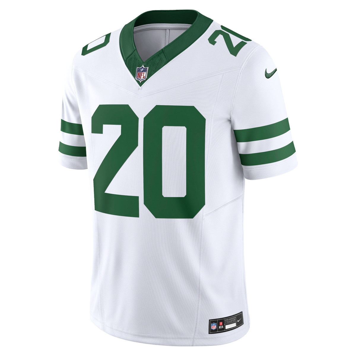 Breece Hall New York Jets Nike Vapor F.U.S.E. Limited Jersey - Legacy White football jersey product view 2