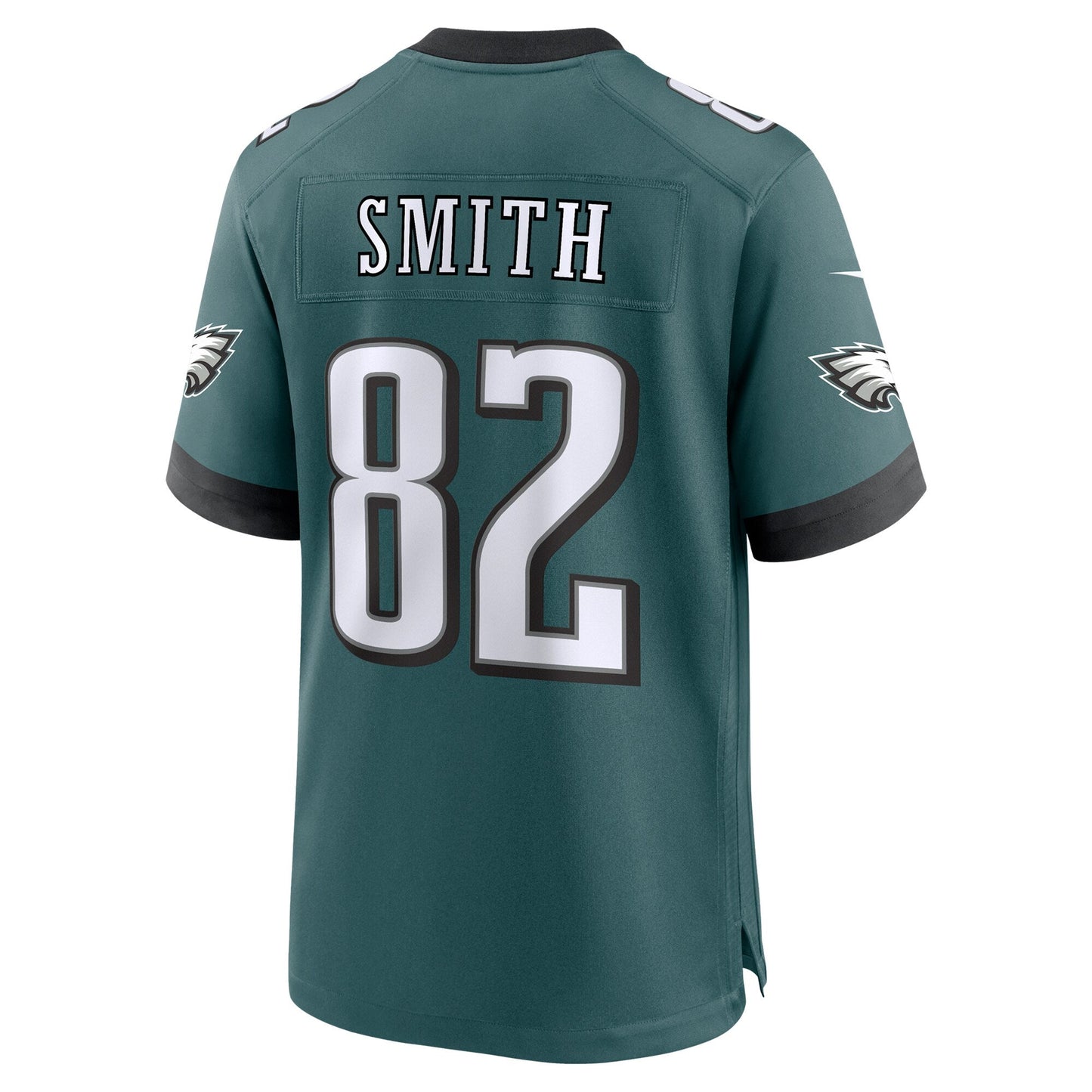 Ainias Smith Philadelphia Eagles Nike Team Game Jersey - Midnight Green football jersey product view 3