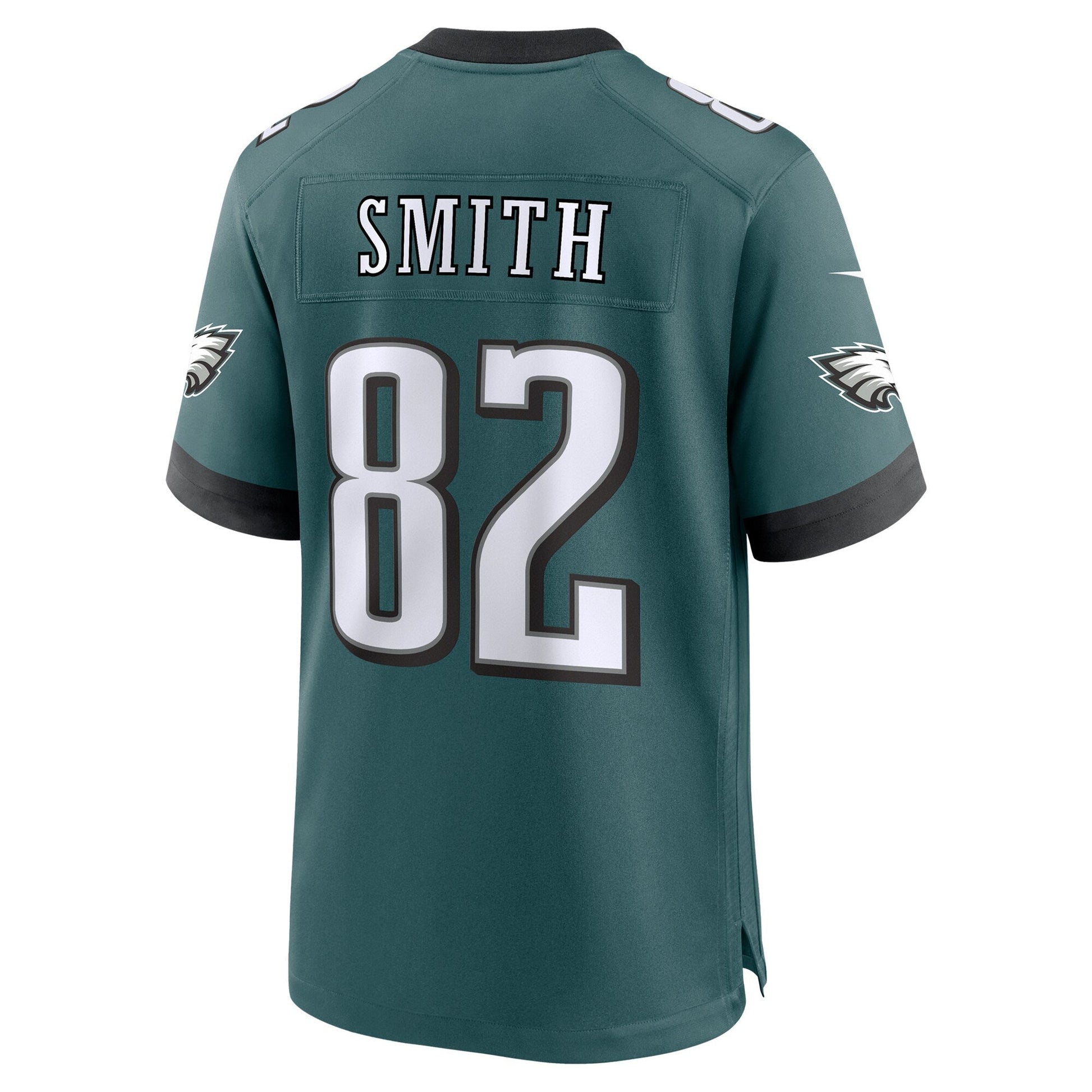 Ainias Smith Philadelphia Eagles Nike Team Game Jersey - Midnight Green football jersey product view 3